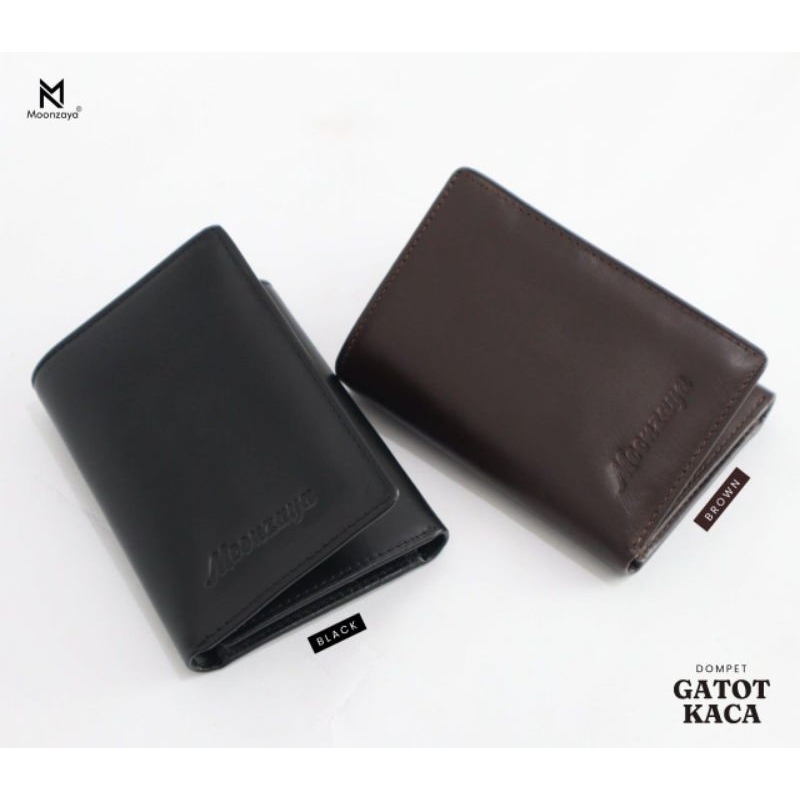 BISA COD✅ GATOT KACA BY MOONZAYA/DOMPET KULIT SAPI ASLI/DOMPET PRIA/DOMPET MURAH BERKWALITAS