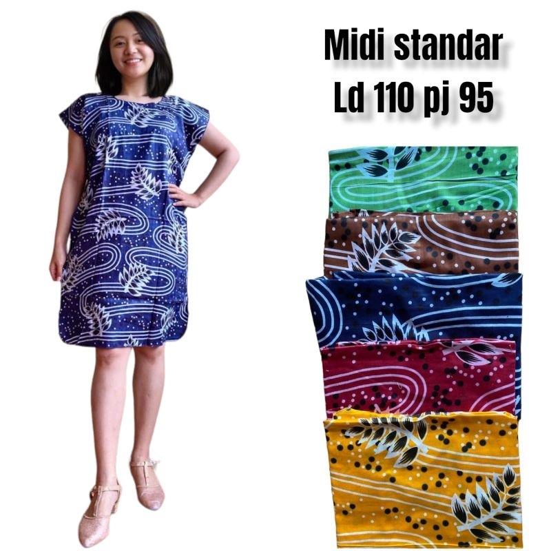 Ecer Daster Midi Murah/Daster Midi Lucu/Daster Remaja/Daster Anak Tanggung