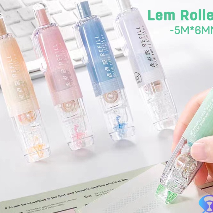 

Murah Adhesive Roller /Double Tape/ Lem Kering Roll / Lem Roller 5 Meter -Suning Mall Terbatas