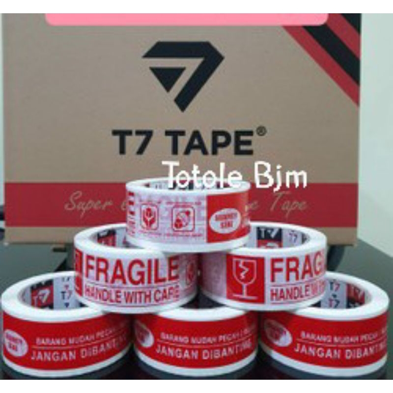 

(PER DUS) LAKBAN FRAGILE UNBOXING T7 TAPE 45 x 100 YARD ISI 72