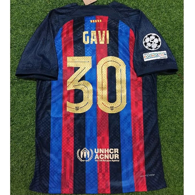 Jersey BARCA BARCELONA PI PLAYER ISSUE + NAMESET FULL PATCH 2022/2023