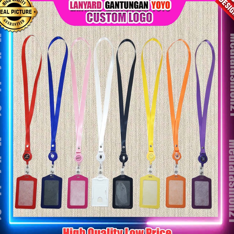 

Best Product Tali Lanyard Gantungan Yoyo ID Card Polos #Sale