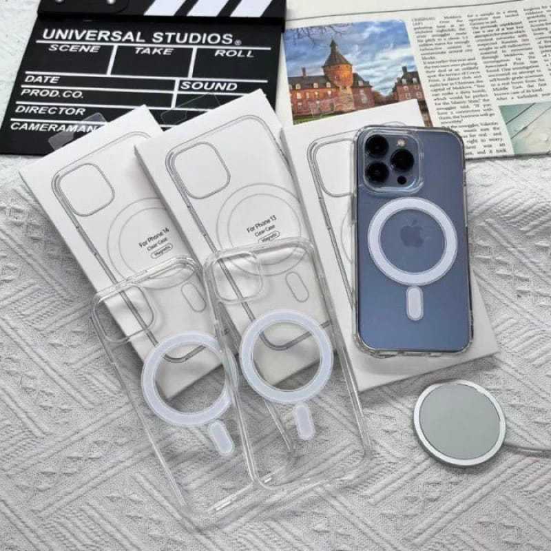 CLEAR CASE MAGSAFE IPHONE 15 / 15+ Plus / 15 Pro Max / X / Xs / Xr / Xs Max 11 Pro Max 12 Pro Max / 