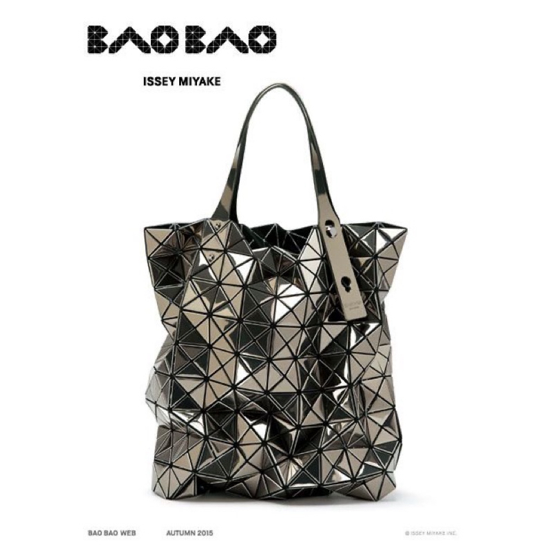 Bao Bao Issey Miyake Platinum Tote Bag Original Preloved Like New