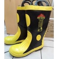 Terkini Sepatu Pemadam Kebakaran/sepatu Damkar Firefighter Fire Ragger Model Harvik Harga Promo Past