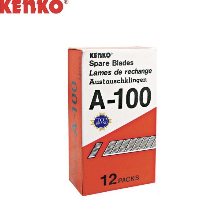 

Murah Isi Cutter / Refill Pisau Cutter Kenko A-100 (1pak/12tube) ➠☇☆✶