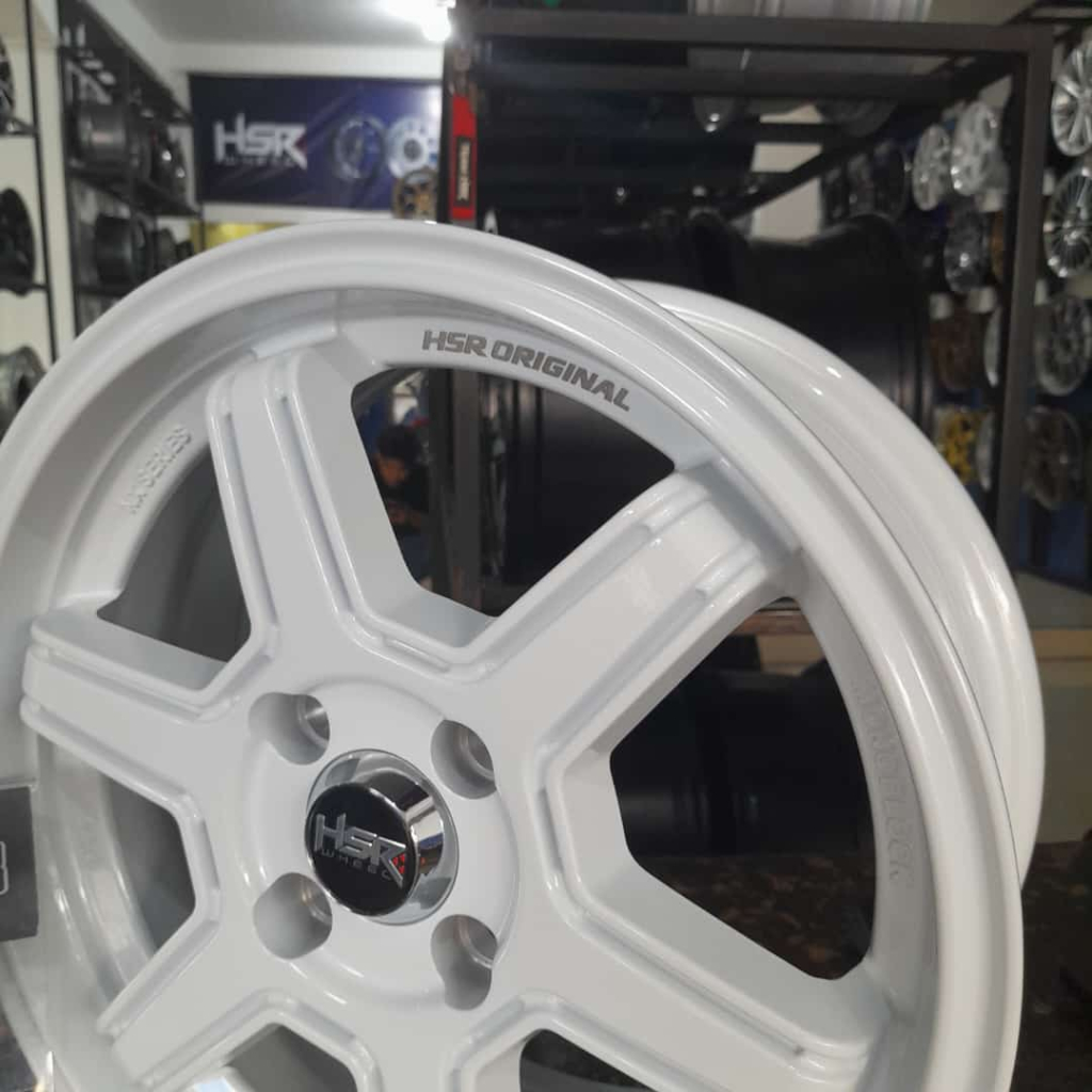 velg pelek racing mobil HSR MINAS R15 TAMPIL JDM buat agya brio jazz yaris datsun ignis dll