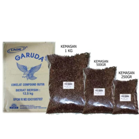 

Meses Garuda Lagie L'agie 1 Kg Cokelat Butir