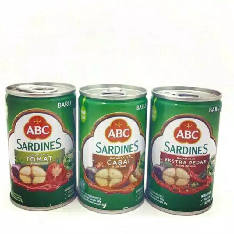 

[✣N7/] ABC Sardines sarden abc tomat/extra pedas/pedas [142]