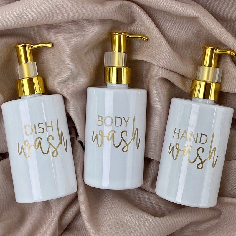 Diskon Terkeren ⏬ Botol Putih isi ulang 250ml refill dekorasi rumah CSRV