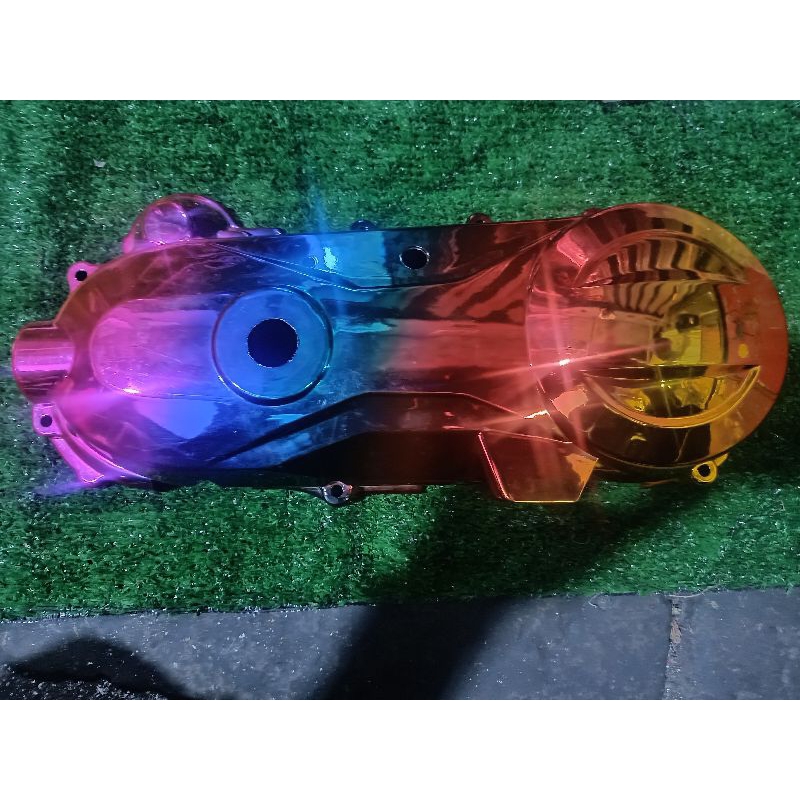 COVER CVT VARIASI RAINBOW VARIO110 KARBU