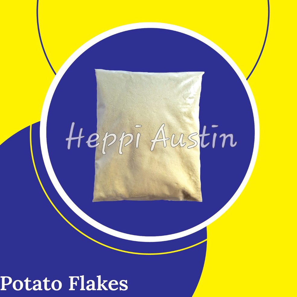 

75 Potato Flake Tepung Kentang Long Potato Mashed Bubuk Kuning Emsland 1KG ➳COD