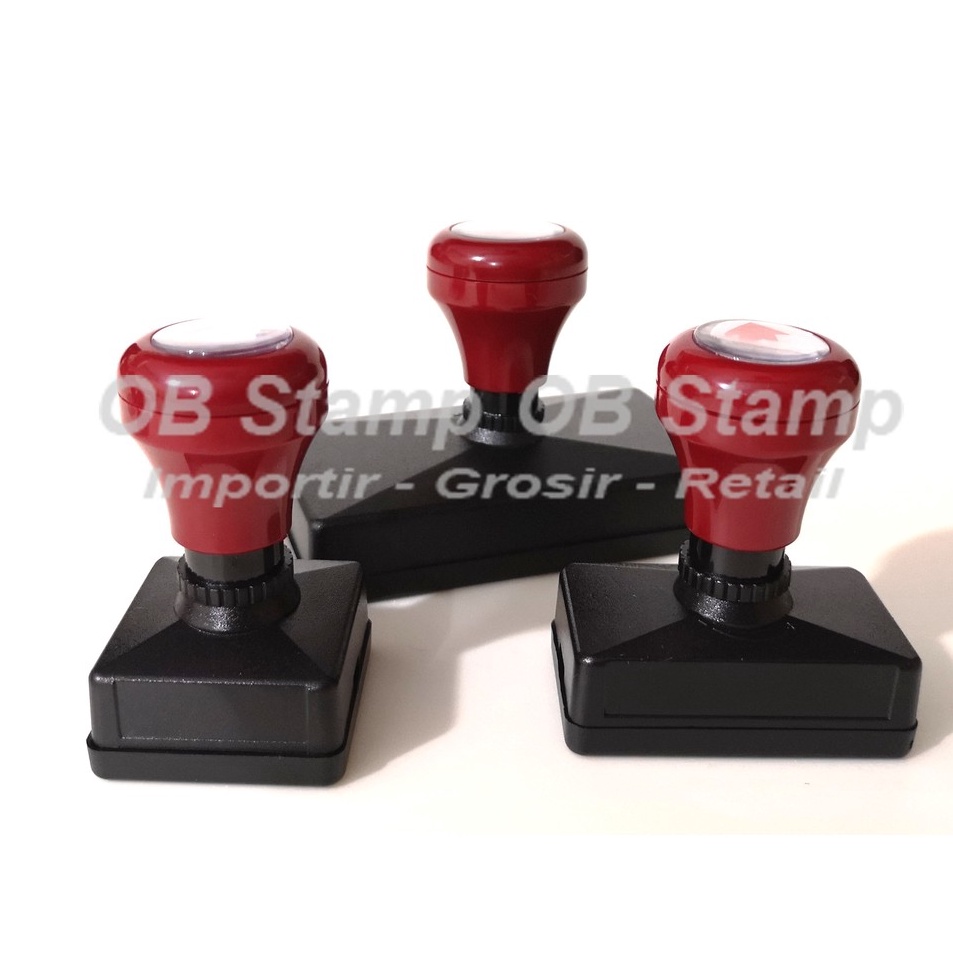 

Terlaku. Gagang Stempel Warna Flash Kotak 27 mm - 40 mm Ready Stock