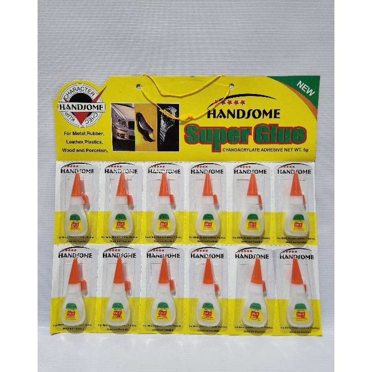 

Terupdate LEM SUPER GLUE HANDSOME BOTOL (12 PCS) ↑❂❉