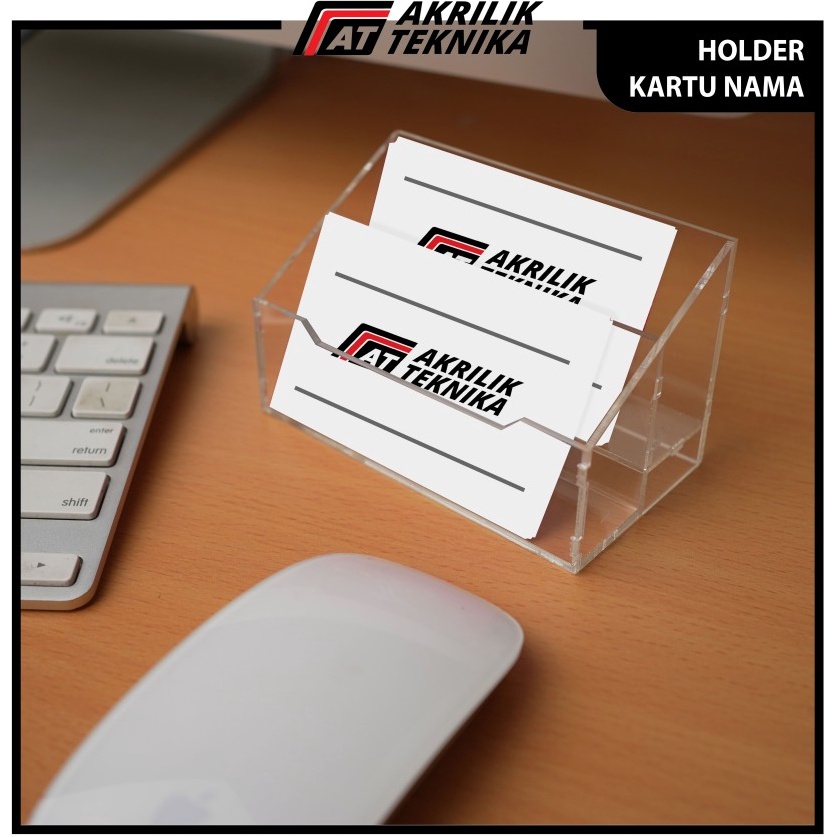 

Laris TEMPAT KARTU NAMA AKRILIK / STAND KARTU NAMA / NAME CARD HOLDER KANTOR ➸➚✣