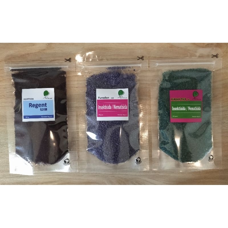 REPACK PESTISIDA FURADAN 3GR, PURDAN PLUS 6 GR, REGENT 0,3 GR INSEKTISIDA NEMATISIDA TANAMAN HIAS 10