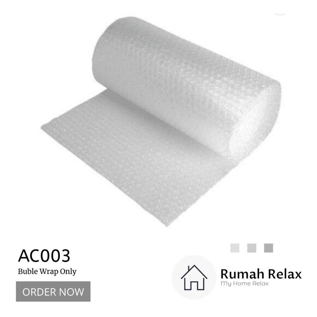 

[AC003] RUMAH RELAX | PACKING EKSTRA BUBBLE WRAP ONLY PACKING TAMBAHAN AMAN UNTUK BARANG PECAH BELAH