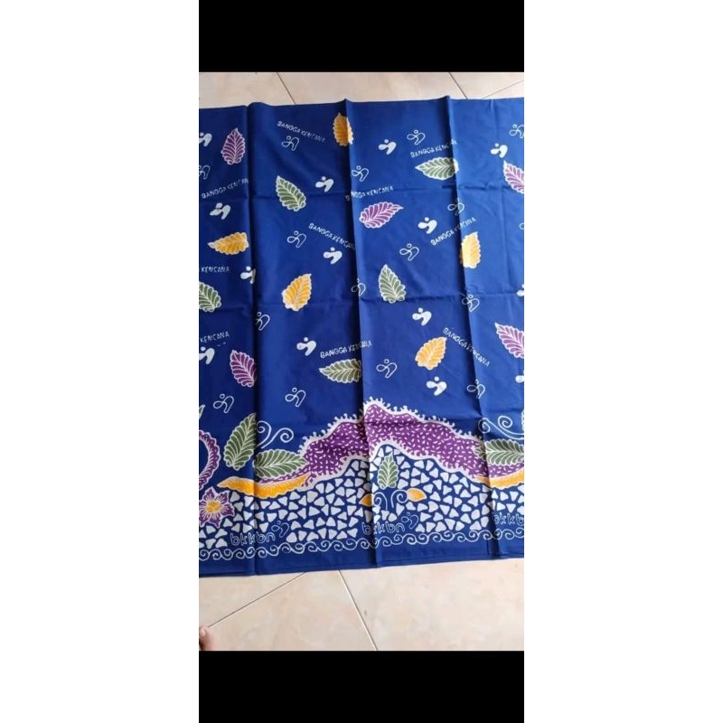 batik tulis BKKBN navy