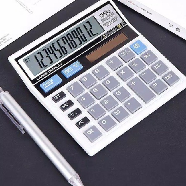 

Ready Deli 39231 Calculator Check & Correct Desktop Kalkulator Meja Office 512 ➾❃❇