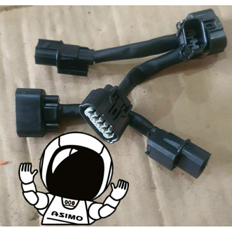 soket extension pin 3 ke 5 bahan original Honda fi new prestige  beat vario scoopy genio to pcx adv 