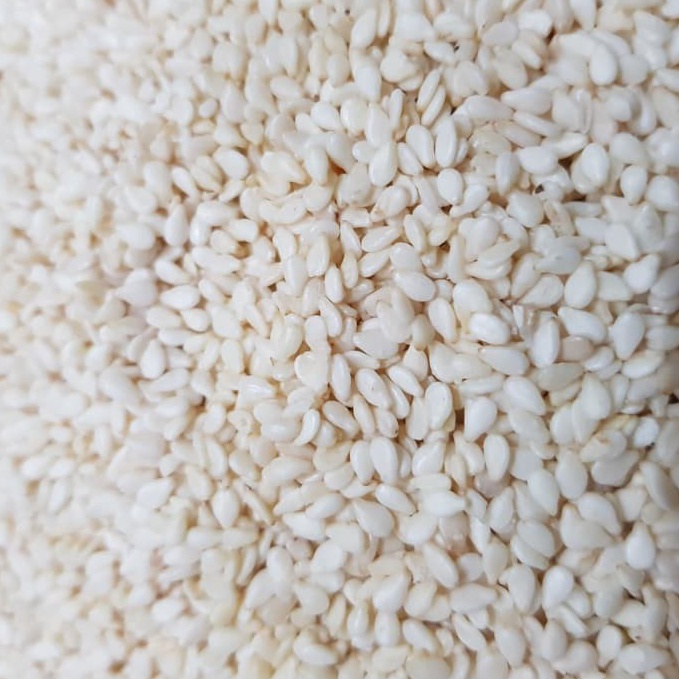 

Mur4h B4nget BIJI WIJEN PUTIH / WHITE SESAME SEEDS MENTAH 1 KG / GROSIR [278]