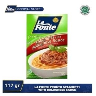 

La fonte pronto spaghetti with bolognese sauce 117gr lafonte