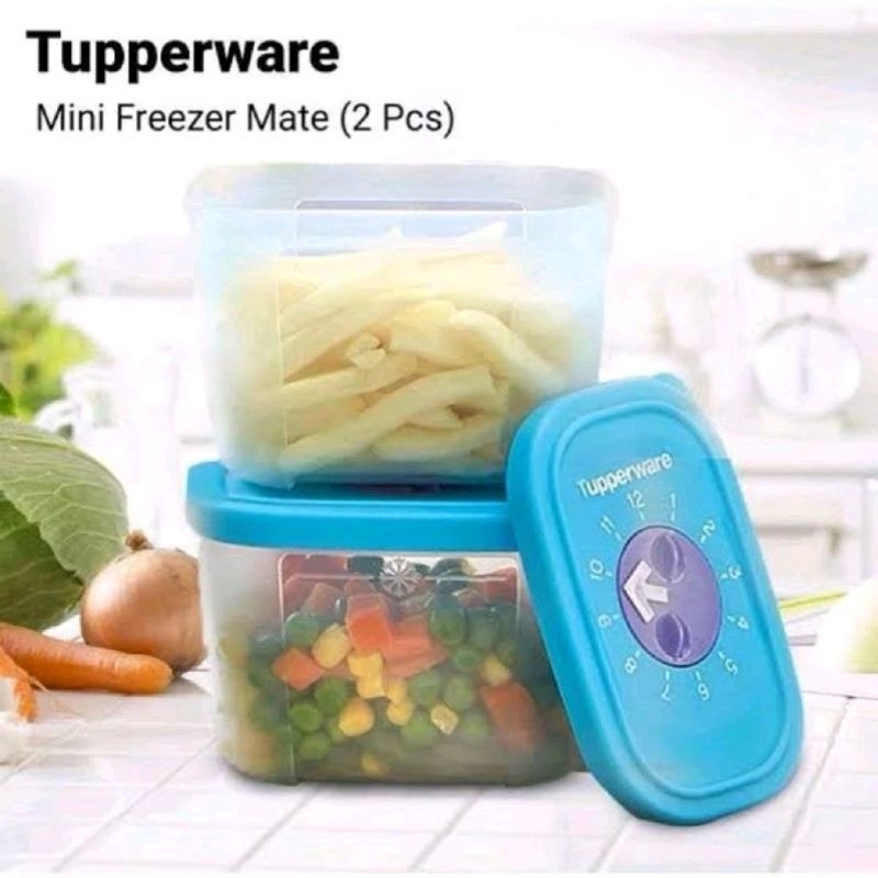 mini freezermate tupperware 2pcs toples freezer