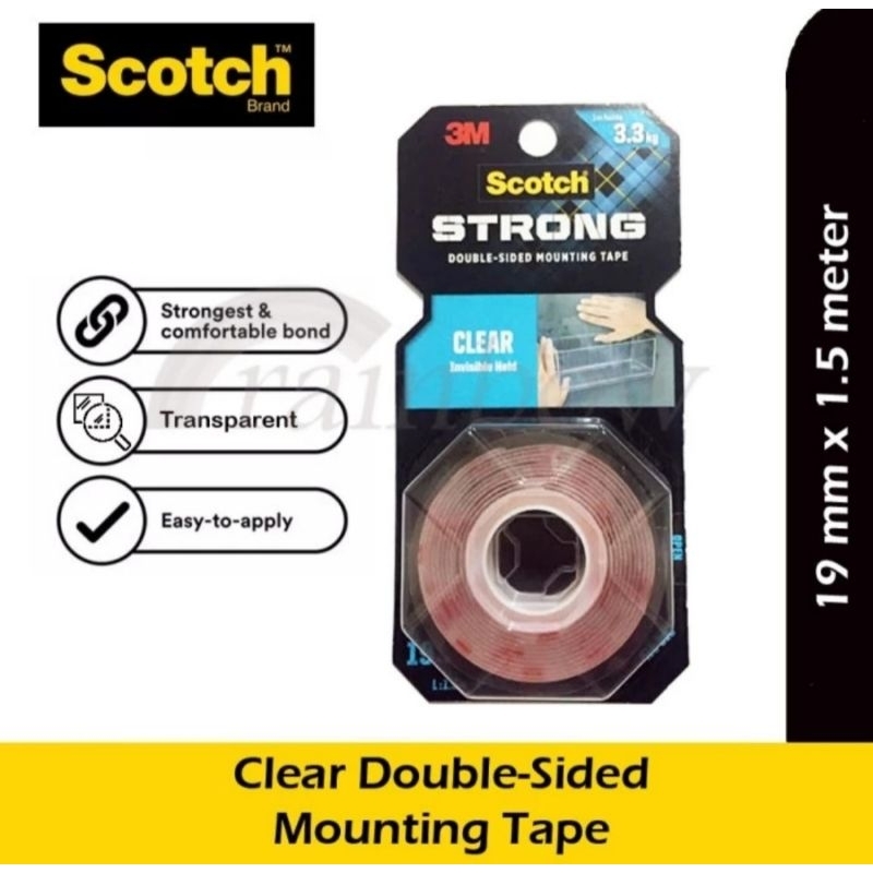 3m Scotch  Double Tape USA 4010C - Dabel tip super Kuat