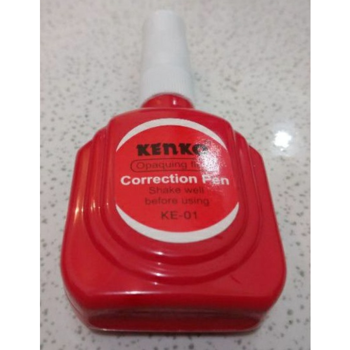 

TIP-EX Kenko Correction Pen KE-01 Penghapus / Tip-Ex / Penghapus Cair - 1 Pcs