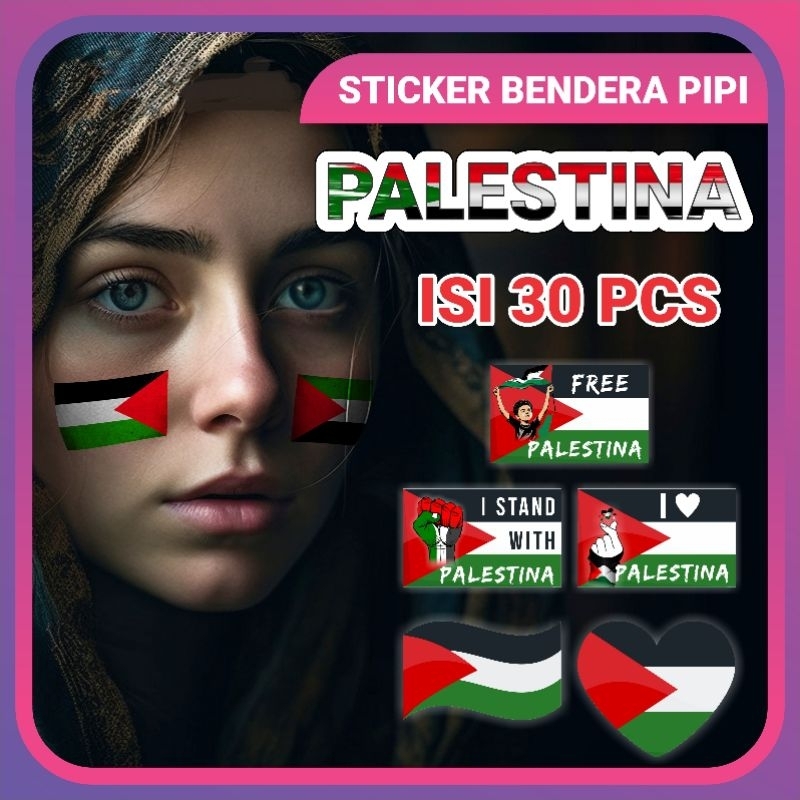 

2 pcs Stiker Pipi Save Palestine