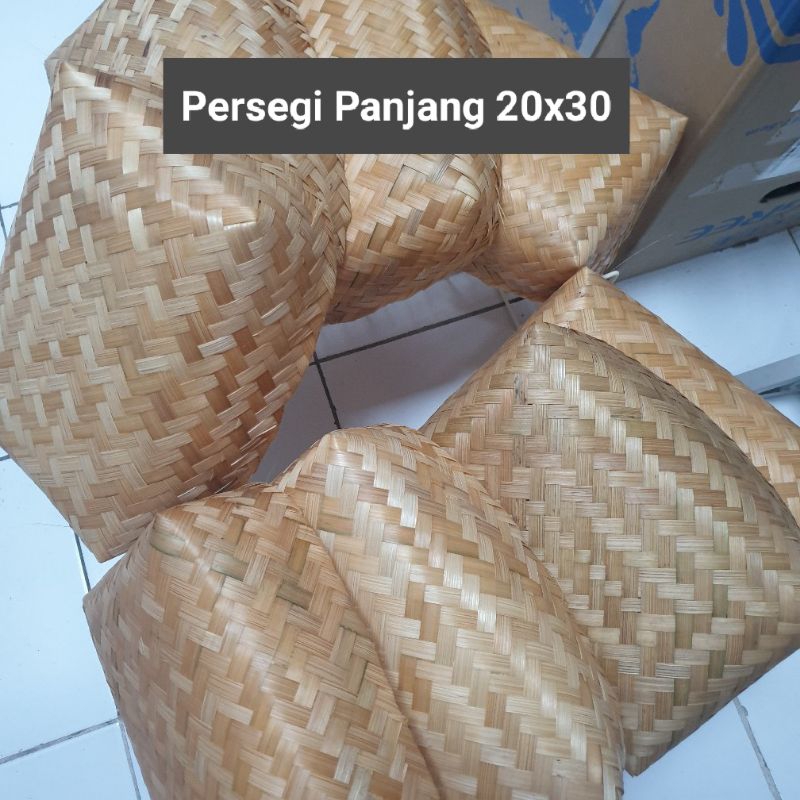 Besek Bambu 20X30 Besek Persegi panjang