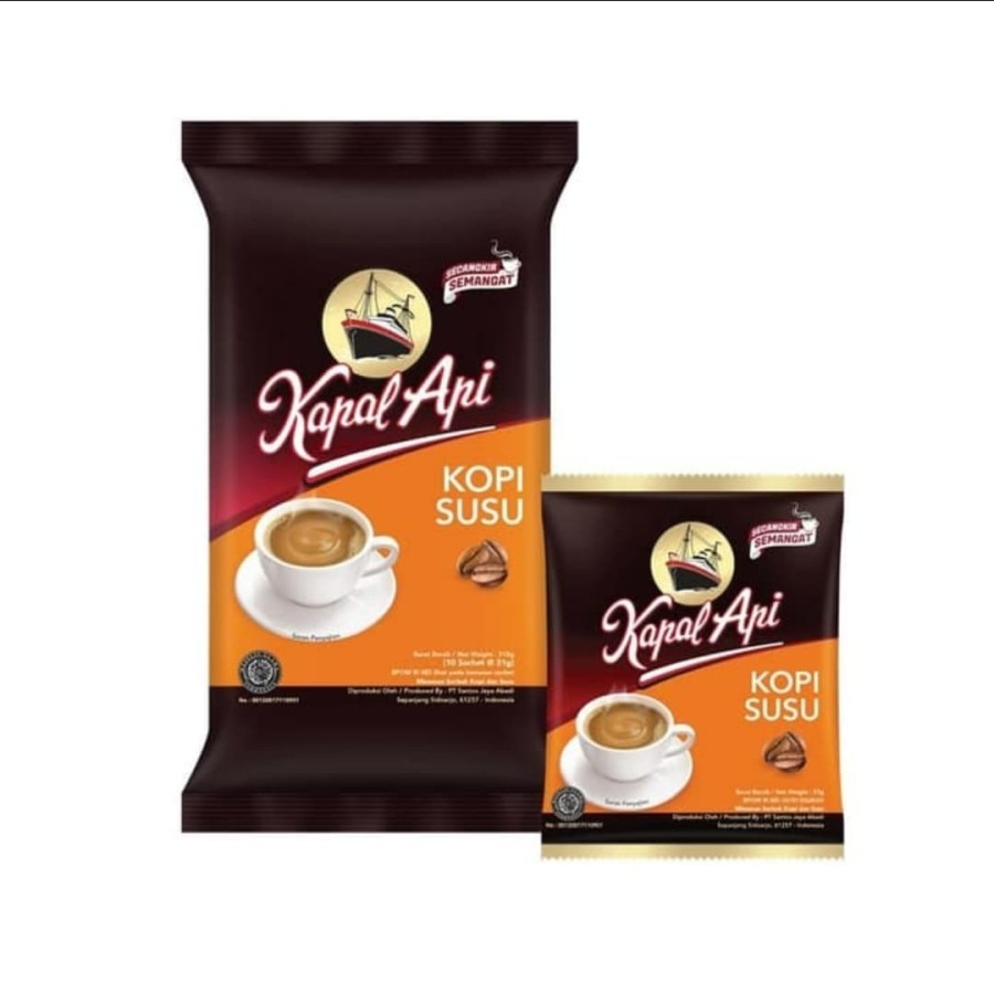 

Kapal Api Kopi Susu 1 Pack Isi 10 Sachet