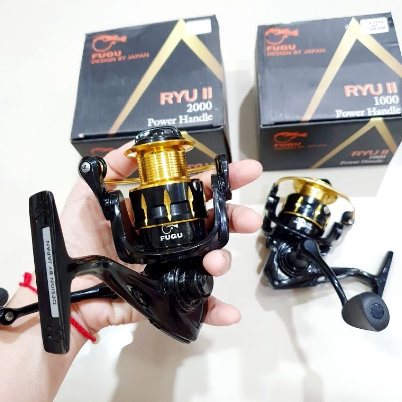 REEL FUGU RYU II 800 1000 2000 / REEL FUGU RYU 2 / REEL SPINNING POWER HANDEL