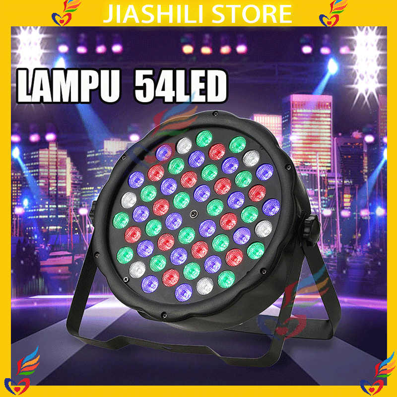 Jiashili_lampu panggung par 54 lampu panggung led par 54 lampu disco par 54 lampu panggung full colo
