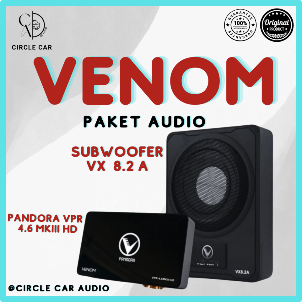 PAKET AUDIO VENOM PANDORA VPR 4.6 MKIII / SUBWOOFER VENOM VX 8.2A