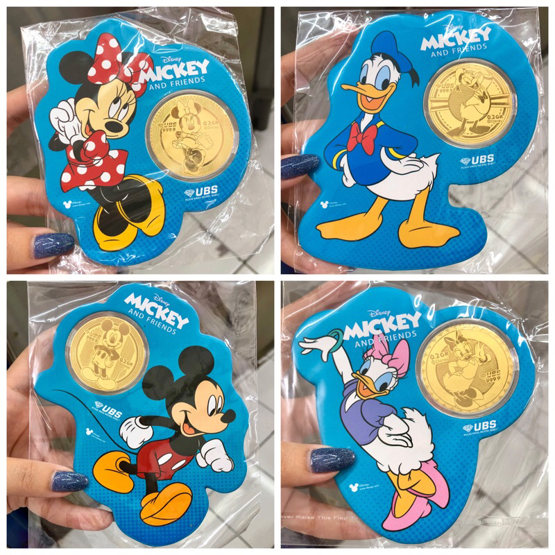 LOGAM MULIA UBS - ANGPAO EMAS DISNEY 0.2GR 24KARAT