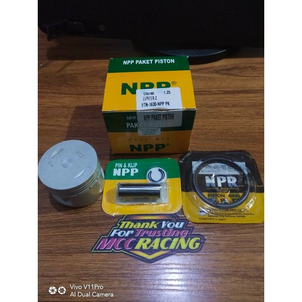 PISTON KIT JUPITER Z VEGA R NEW NPP OS 125 150 175 200 SEHER KOMPLIT JUPITER Z