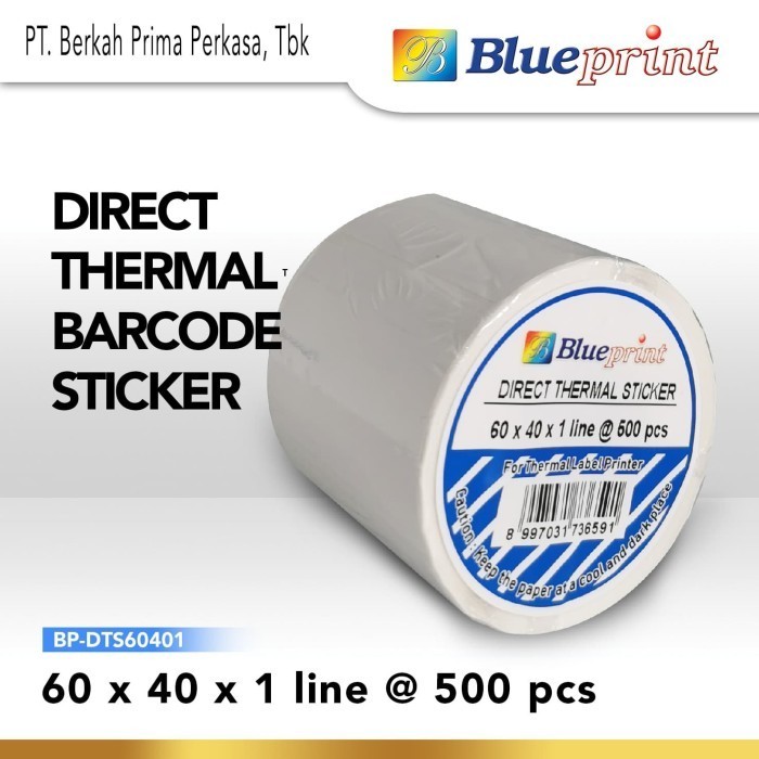 

BLUEPRINT Direct Thermal Sticker 60 x 40 x 1Line Label Stiker 60x40x1@500
