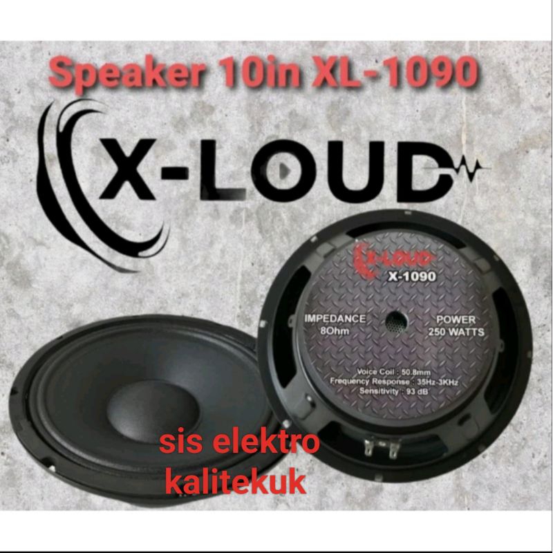 Speaker 10 inch Xloud X-1090 X1090