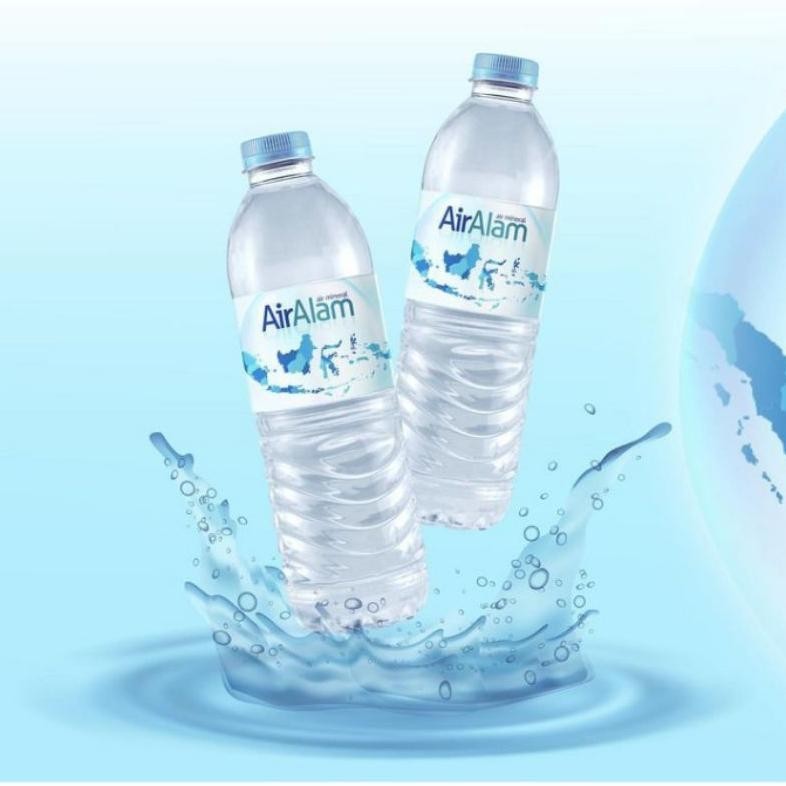 

Air Minum Alam 600ml - Mineral Siap Minum