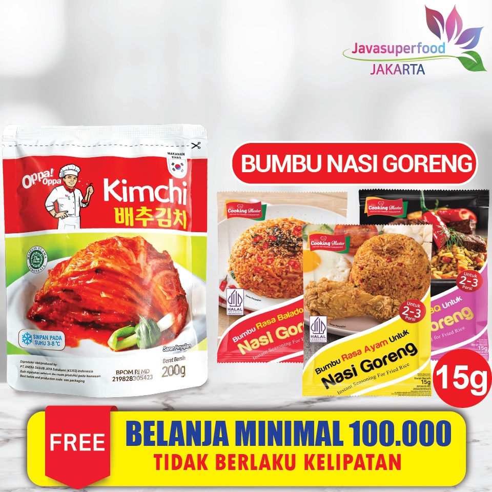 

[PRODUK-6QWVH90] KIMCHI Sawi Fresh / Kimchi Halal / Kimchi Korea 200G - Makanan Korea ➝Hot Sale