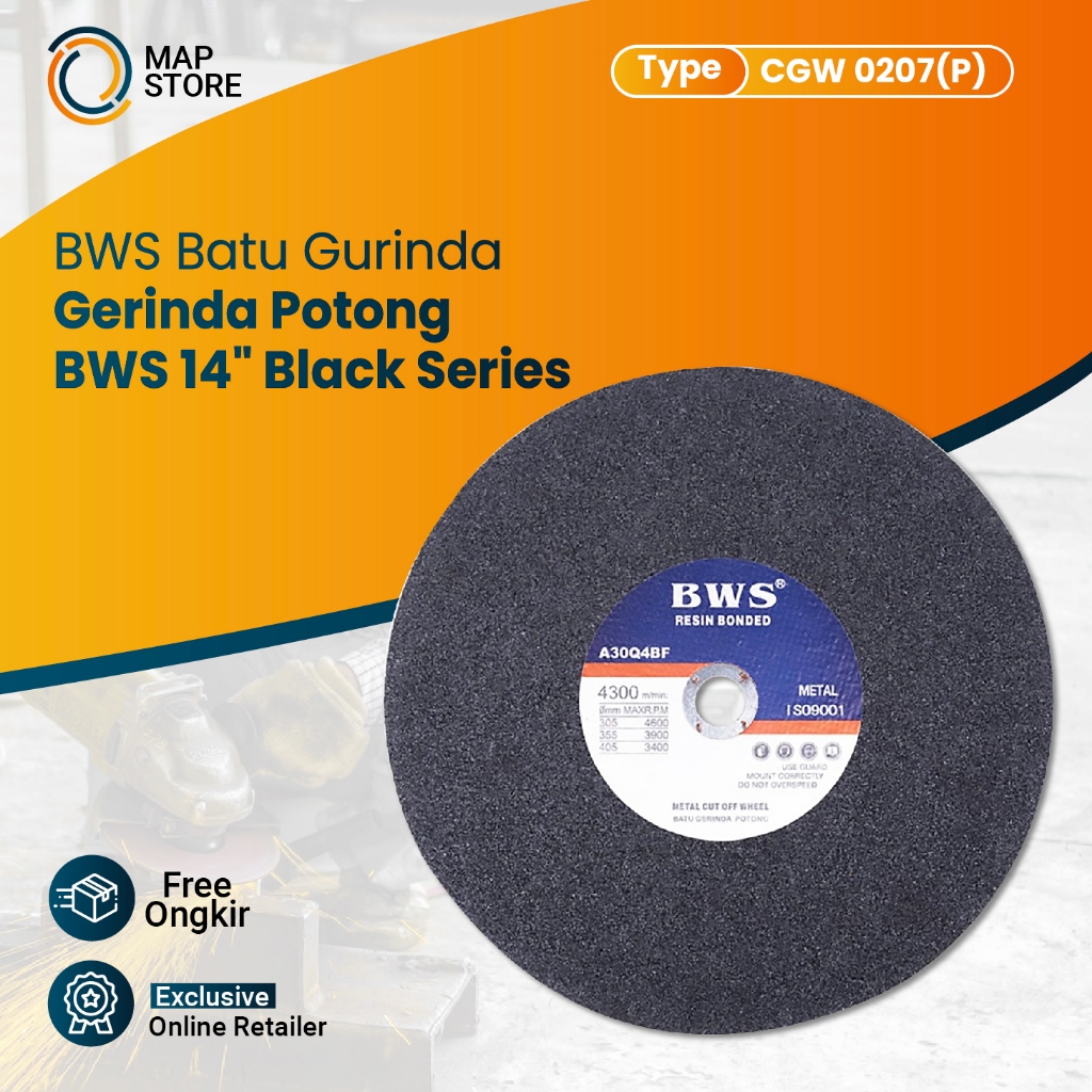 BWS Batu Gurinda Gerinda Potong 14" BLACK Series