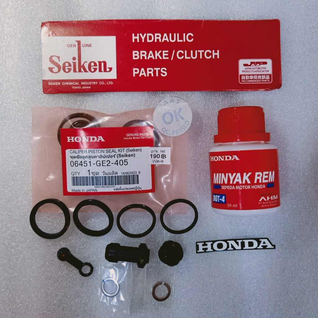 06451 GE2 405 HBF50 ML Karet Seal Caliper Piston Seal Kit Rem Piston Kaliper Cakram Rem Depan (Kompl