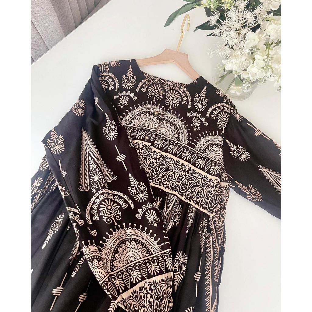 Rhea Dres Abaya Gamis Tunik Latasha Outfit