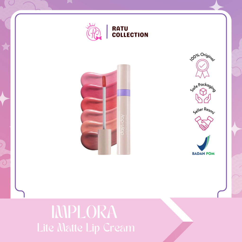 Implora Day To Day Lite Matte Lip Cream -Implora Lip Cream Day To Day Series