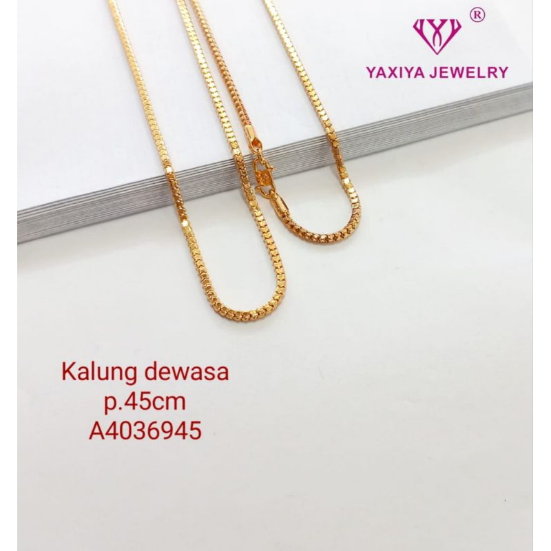 RANTAI KALUNG MILANO YAXIYA