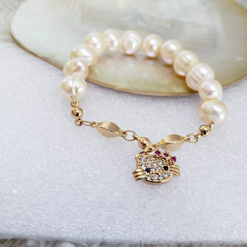 gelang anak mutiara tawar asli Lombok