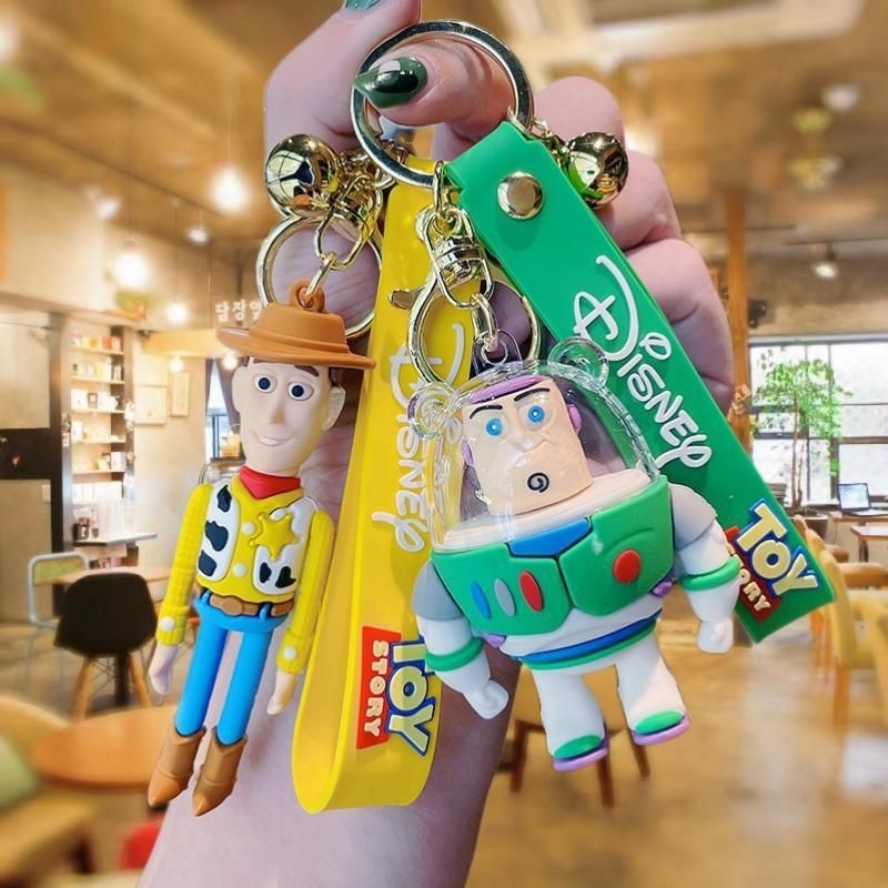 Gantungan Kunci Motor Mobil Toy Story Keychain Boneka Woody Buzz