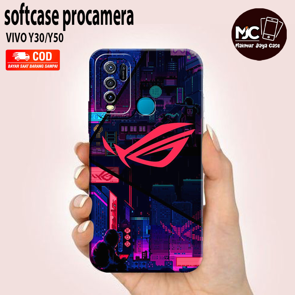 MAKMUR - Case VIVO Y30 VIVO Y50 Terbaru - Fashion Case KARTUN  - Casing Hp VIVO Y30 VIVO Y50 Terbaru