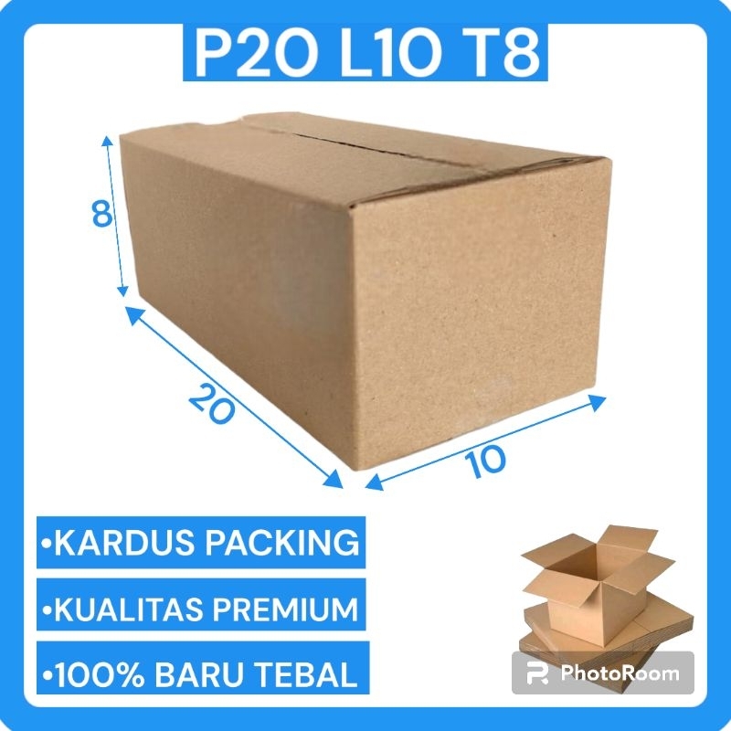 

Kardus Box Packing Polos Ukuran 20x10x8 Cm